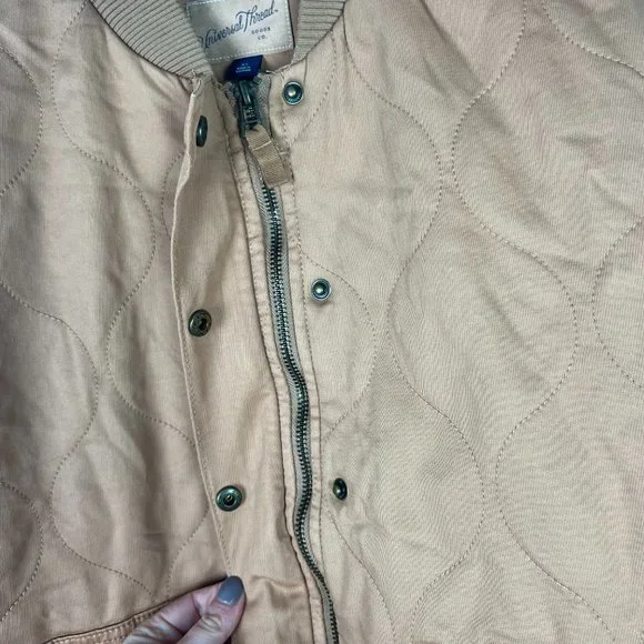 NWT Universal Thread Quilted Utility Jacket Tan Plus Size XXL NEW - Picture 8 of 14